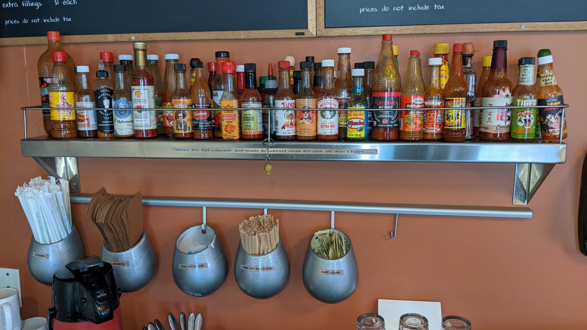 Kelowna Biggest Hot Sauce Bar